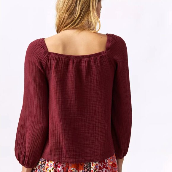 Anthropologie Cloth & Stone Jovie Blouse - Picture 3 of 8